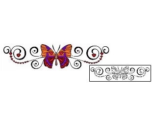 Butterfly Tattoo Specific Body Parts tattoo | SPF-00318