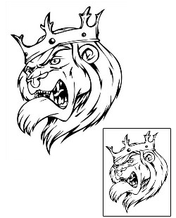 Lion Tattoo Gambling tattoo | SPF-00752