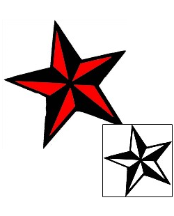 Star Tattoo Astronomy tattoo | SQF-00009