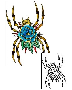 Spider Tattoo Insects tattoo | SQF-00016