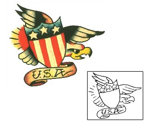USA Tattoo Animal tattoo | SSF-00030