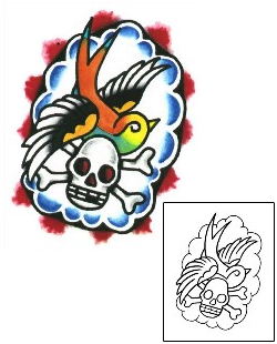 Swallow Tattoo Horror tattoo | SSF-00039