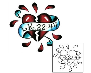 Broken Heart Tattoo Tattoo Styles tattoo | SSF-00156