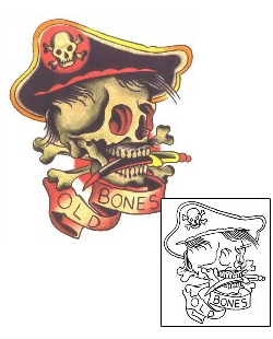 Pirate Tattoo Tattoo Styles tattoo | SSF-00373