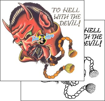 Devil - Demon Tattoo ssf-00383