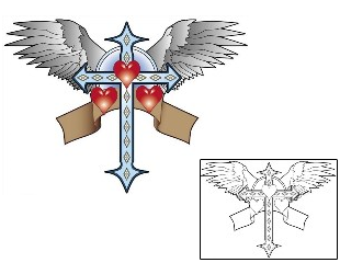Wings Tattoo Religious & Spiritual tattoo | STF-00064