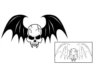 Bat Tattoo Horror tattoo | STF-00071