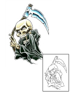 Skeleton Tattoo Horror tattoo | SUF-00019