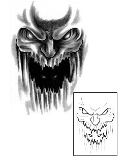 Devil - Demon Tattoo Horror tattoo | SVF-00020