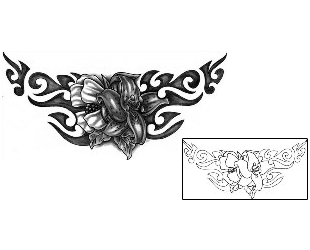 Lily Tattoo Specific Body Parts tattoo | SVF-00024