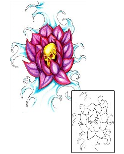 Lotus Tattoo Plant Life tattoo | SWF-00080