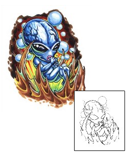 Monster Tattoo Horror tattoo | SXF-00040