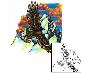 Eagle Tattoo For Women tattoo | SXF-00106