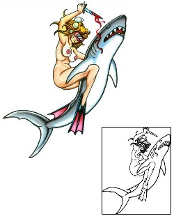 Shark Tattoo For Men tattoo | SXF-00246