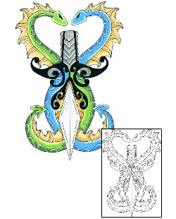 Dagger Tattoo Mythology tattoo | SZF-00045