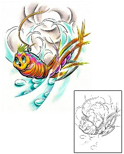 Fish Tattoo Marine Life tattoo | T9F-00118