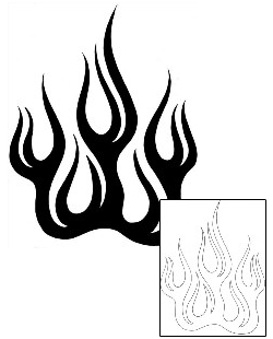 Fire – Flames Tattoo Tattoo Styles tattoo | T9F-00290