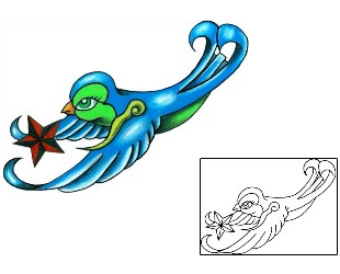 Bird Tattoo For Women tattoo | TAF-00037