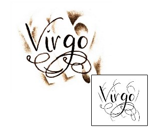 Virgo Tattoo Zodiac tattoo | TDF-00041
