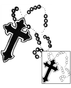 Rosary Beads Tattoo Religious & Spiritual tattoo | TEF-00029