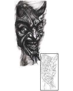 Evil Tattoo Horror tattoo | TFF-00043