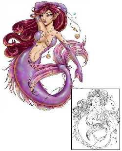 Mermaid Tattoo Mythology tattoo | THF-00003