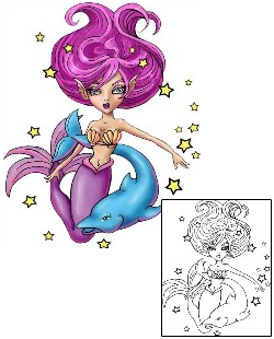 Mermaid Tattoo Mythology tattoo | THF-00037