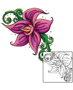 Lily Tattoo Plant Life tattoo | THF-00063