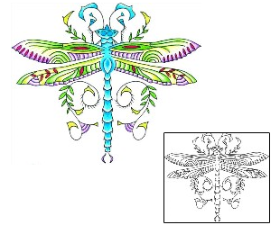 Dragonfly Tattoo Insects tattoo | TJF-00010