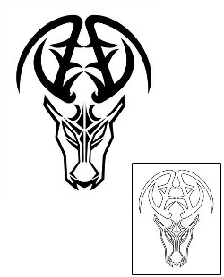 Deer Tattoo Tattoo Styles tattoo | TKF-00010