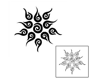 Sun Tattoo Astronomy tattoo | TKF-00017