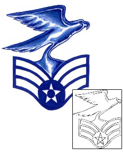 Air Force Tattoo Miscellaneous tattoo | TLF-00028
