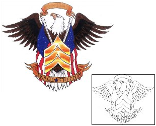 Eagle Tattoo Iraqi Freedom Tattoo