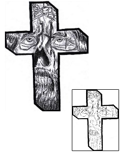 Cross Tattoo Religious & Spiritual tattoo | TLF-00090