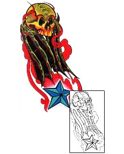 Skull Tattoo Horror tattoo | TLF-00166