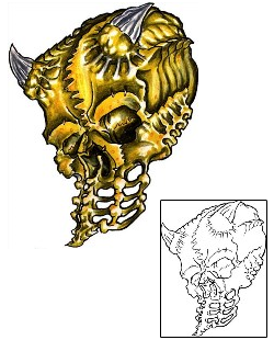 Devil - Demon Tattoo Horror tattoo | TLF-00175