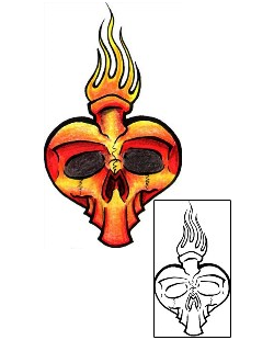 Sacred Heart Tattoo Religious & Spiritual tattoo | TLF-00181