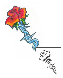 Barbed Wire Tattoo Plant Life tattoo | TMF-00076
