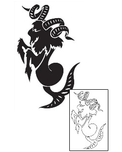 Capricorn Tattoo Tattoo Styles tattoo | TNF-00016