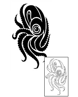 Octopus Tattoo Marine Life tattoo | TNF-00147
