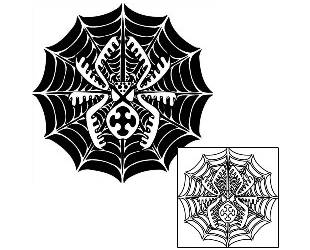 Spider Web Tattoo Tattoo Styles tattoo | TNF-00285