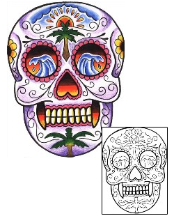Day of the Dead Tattoo Ethnic tattoo | TOF-00041