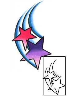 Star Tattoo Astronomy tattoo | TOF-00113