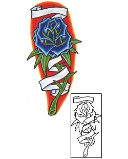 Rose Tattoo Plant Life tattoo | TOF-00117