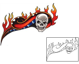 Fire – Flames Tattoo Tattoo Styles tattoo | TOF-00119