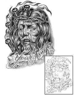 Banner Tattoo Your King Tattoo