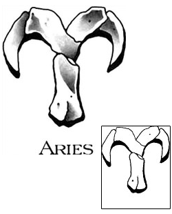 Aries Tattoo Zodiac tattoo | TPF-00040