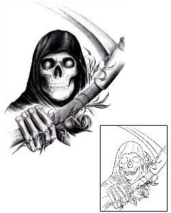 Reaper Tattoo Horror tattoo | TQF-00021