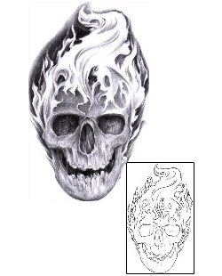 Skull Tattoo Miscellaneous tattoo | TQF-00025