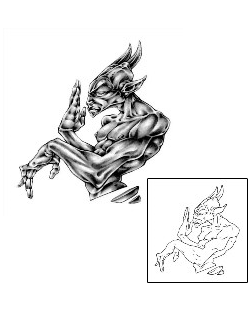 Devil - Demon Tattoo Mythology tattoo | TRF-00010